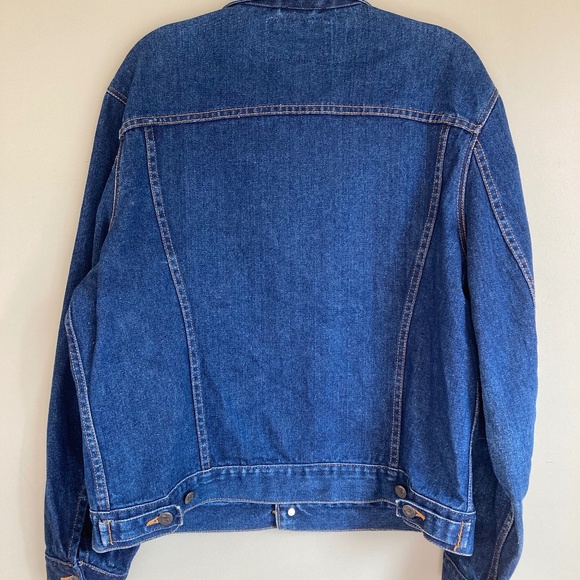 Vintage Silver Spur Western Wear Denim Blue Jean Jacket Men's Size Large - Picture 2 of 9